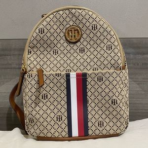 Tommy Hilfiger MINI tan logo backpack